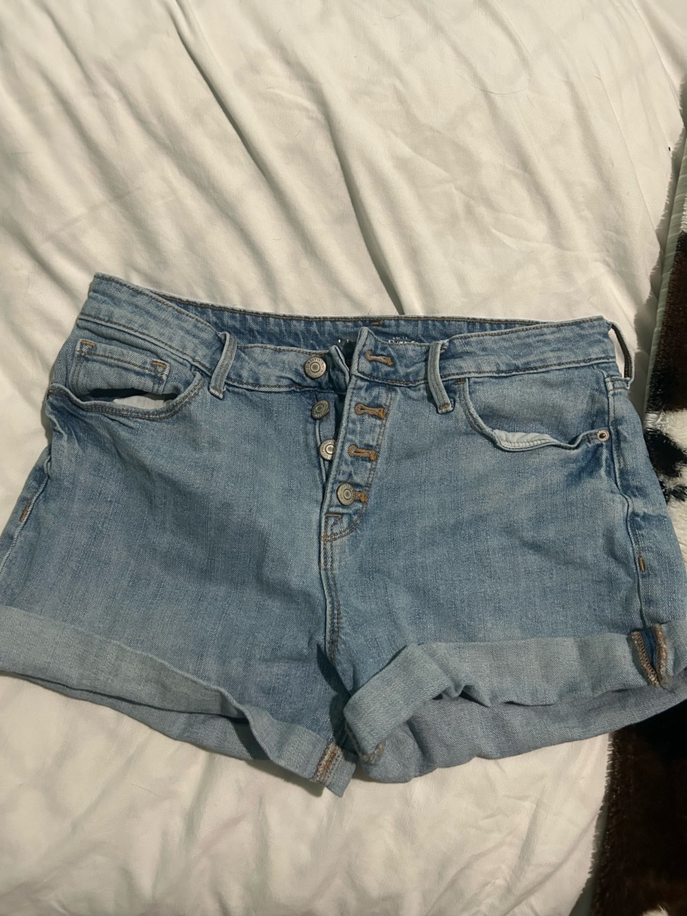 Light Blue Women’s Denim Jeans Shorts